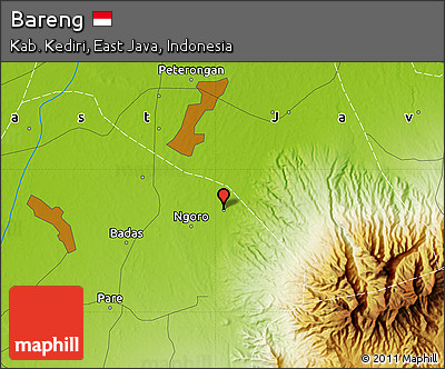 Physical Map of Bareng