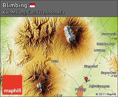 Physical Map of Blimbing