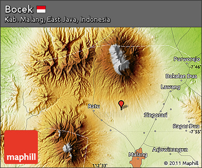 Physical Map of Bocek