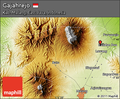 Physical Map of Gajahrejo