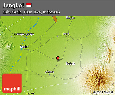 Physical Map of Jengkol