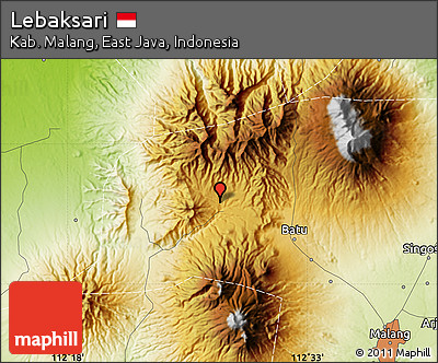 Physical Map of Lebaksari