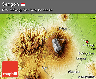 Physical Map of Sengon