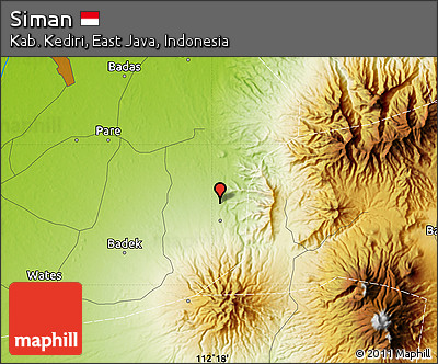 Physical Map of Siman