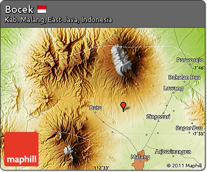 Physical Map of Bocek