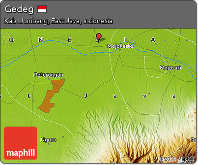 Physical Map of Gedeg