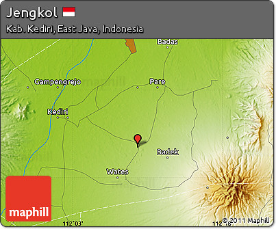 Physical Map of Jengkol