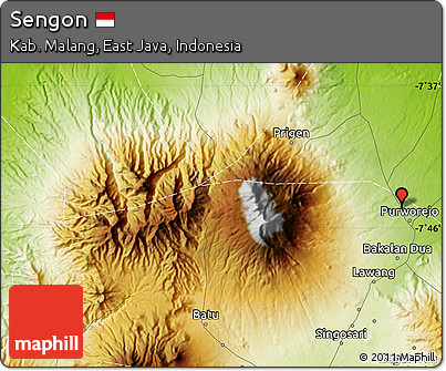 Physical Map of Sengon