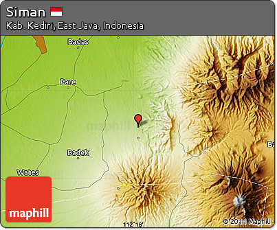 Physical Map of Siman