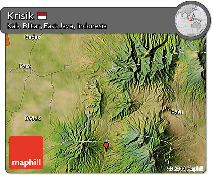 Satellite Map of Krisik