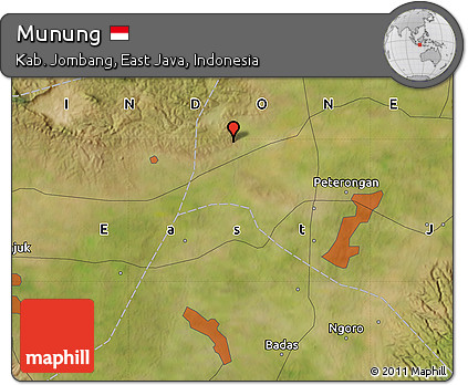 Satellite Map of Munung