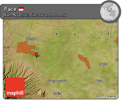 Satellite Map of Pace