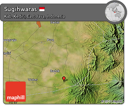 Satellite Map of Sugihwaras