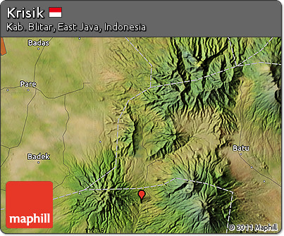 Satellite Map of Krisik