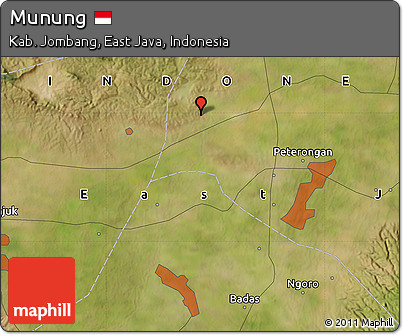 Satellite Map of Munung
