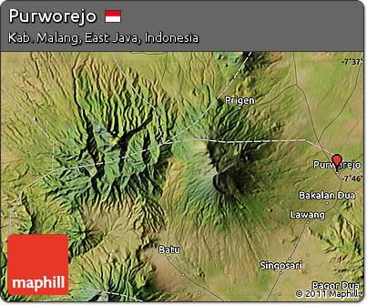 Satellite Map of Purworejo