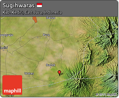 Satellite Map of Sugihwaras