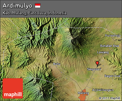 Satellite Map of Ardimulyo