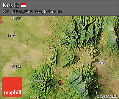 Satellite Map of Krisik