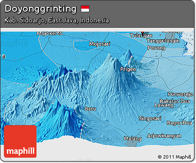 Political Panoramic Map of Doyonggrinting