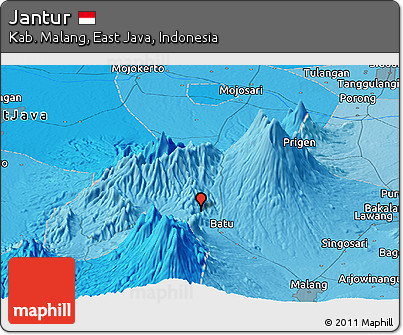 Political Panoramic Map of Jantur