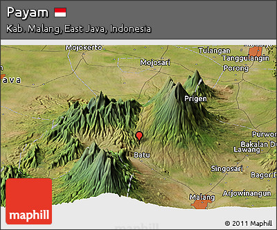 Satellite Panoramic Map of Payam