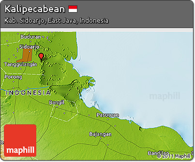 Physical 3D Map of Kalipecabean