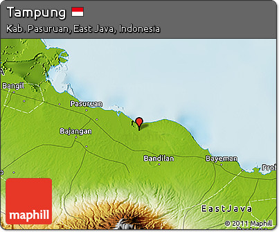 Physical 3D Map of Tampung