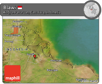 Satellite 3D Map of Blawi