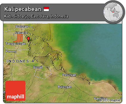 Satellite 3D Map of Kalipecabean