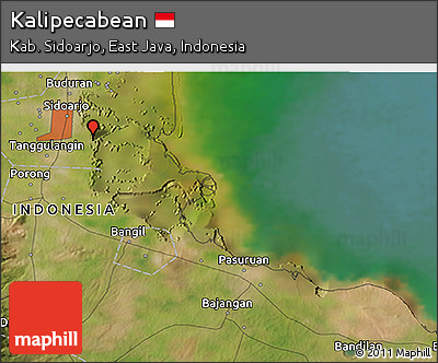Satellite 3D Map of Kalipecabean