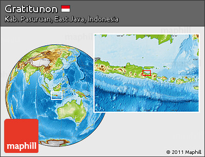 Physical Location Map of Gratitunon