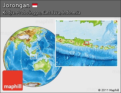 Physical Location Map of Jorongan