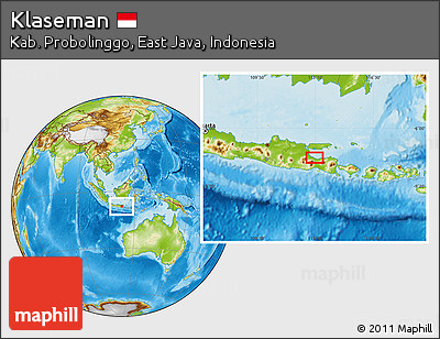 Physical Location Map of Klaseman