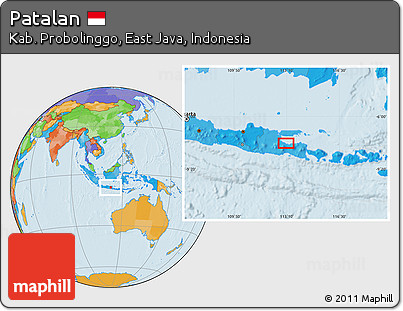 Political Location Map of Patalan