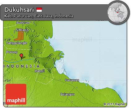 Physical Map of Dukuhsari