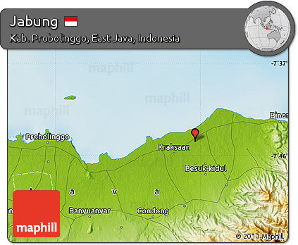 Physical Map of Jabung