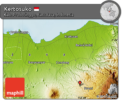 Physical Map of Kertosuko