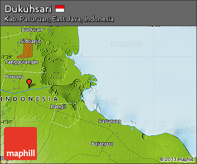 Physical Map of Dukuhsari