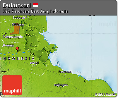 Physical Map of Dukuhsari