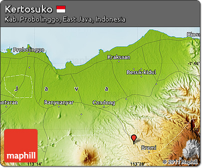 Physical Map of Kertosuko
