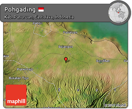 Satellite Map of Pohgading