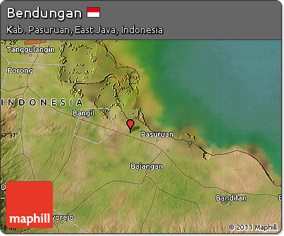 Satellite Map of Bendungan