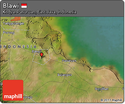Satellite Map of Blawi