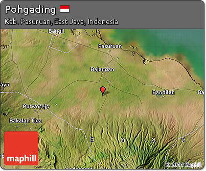 Satellite Map of Pohgading