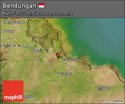 Satellite Map of Bendungan