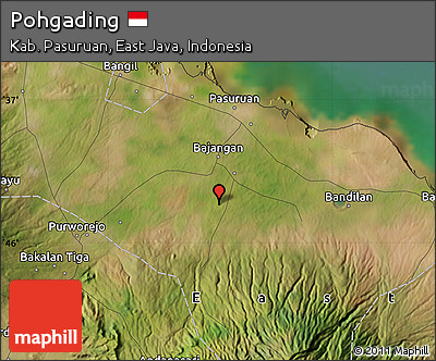 Satellite Map of Pohgading