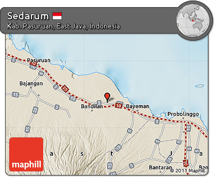 Shaded Relief Map of Sedarum