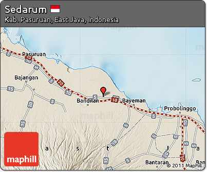 Shaded Relief Map of Sedarum