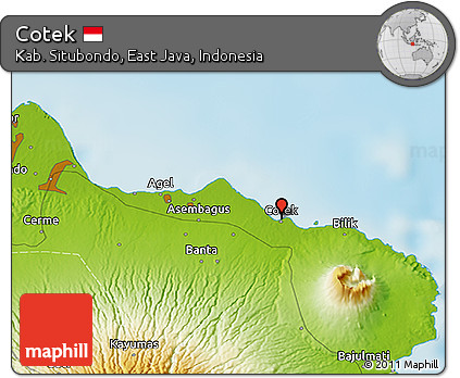 Physical 3D Map of Cotek